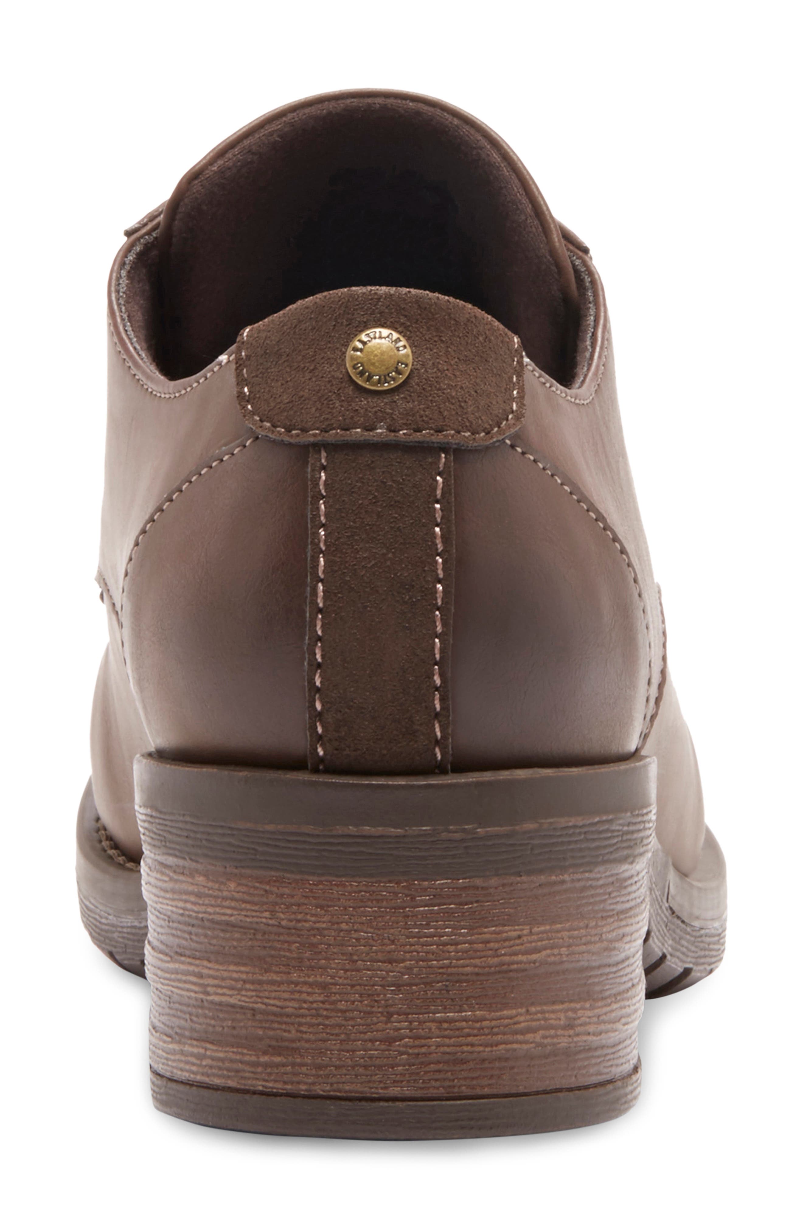 Eastland Trish Plain Toe Derby, Alternate, color, Brown