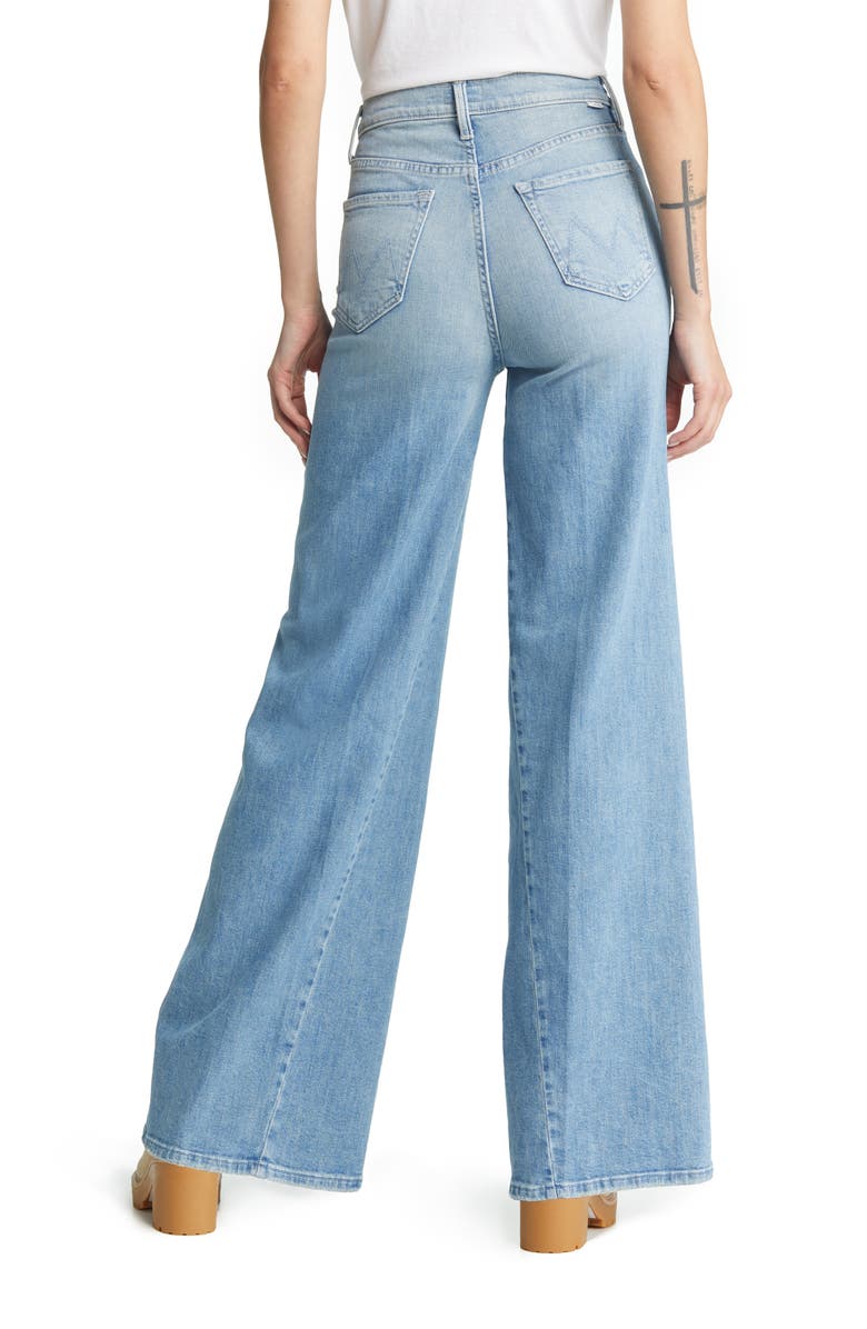 MOTHER The Enchanter High Waist Wide Leg Jeans, Alternate, color, 