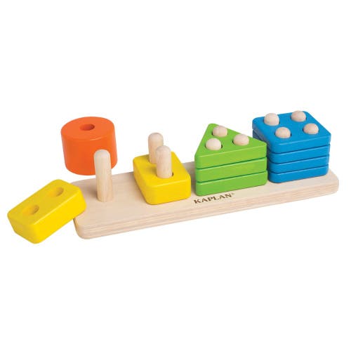 Kaplan Early Learning Company Toddler Wooden One To Four Counter In Multi