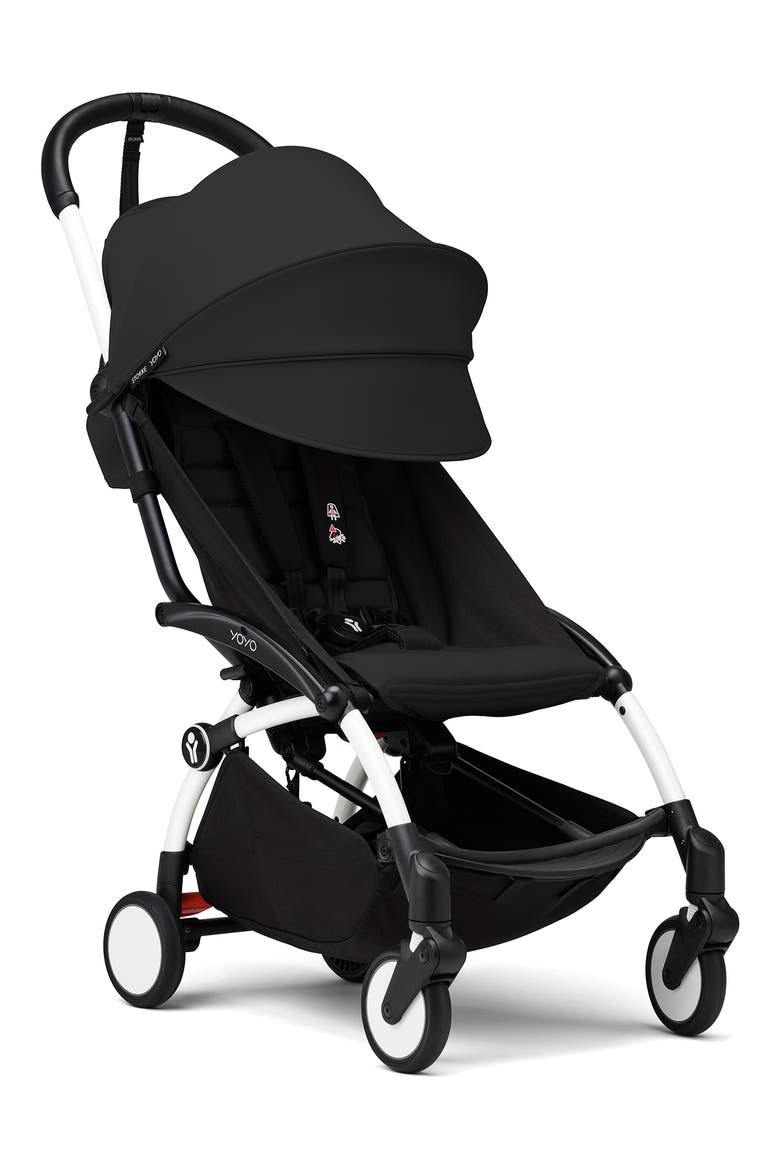 YOYO³ Stroller from 6 Months, Alternate, color, WHITE/BLACK