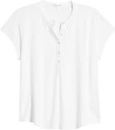 Bella Dahl Placket Cap Sleeve Top