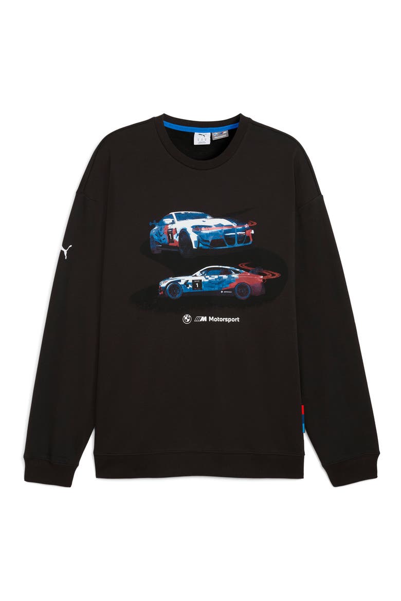 x BMW M Motorsport Long Sleeve Graphic T-Shirt, Alternate, color, PUMA BLACK