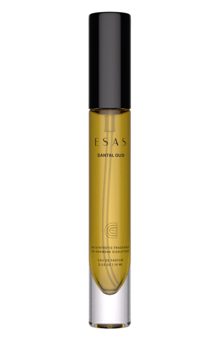 Esas NYC Santal Oud Organic Eau de Parfum - Sensual Vanilla & Creamy Sandalwood, Main, color, 0.33 Oz