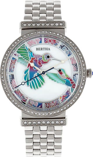 BERTHA Emily Mother-Of-Pearl Bracelet Watch | Nordstrom display picture 1