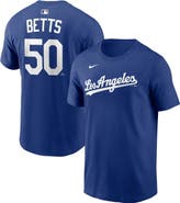 Nike Men's Nike Mookie Betts Royal Los Angeles Dodgers Alternate Name & Number T-Shirt