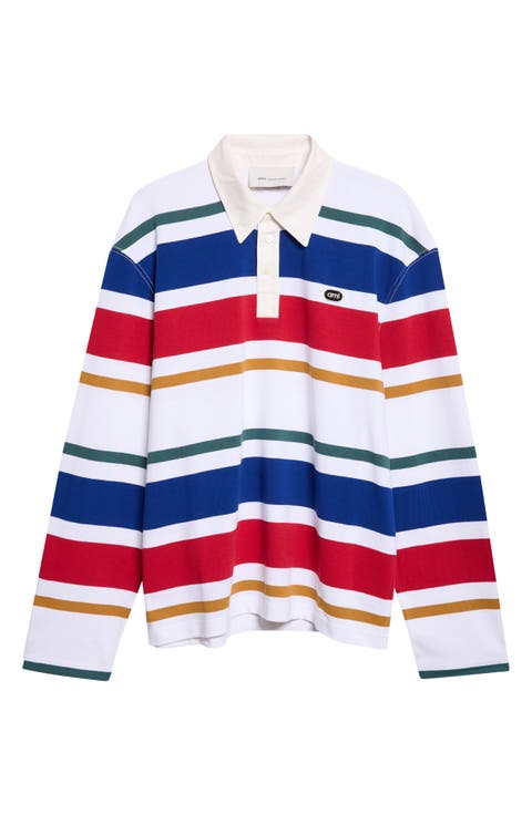 Stripe Cotton Jersey Rugby Shirt