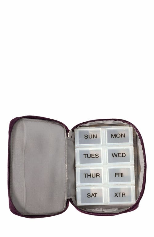 Baggallini Travel Pill Case In Mulberry