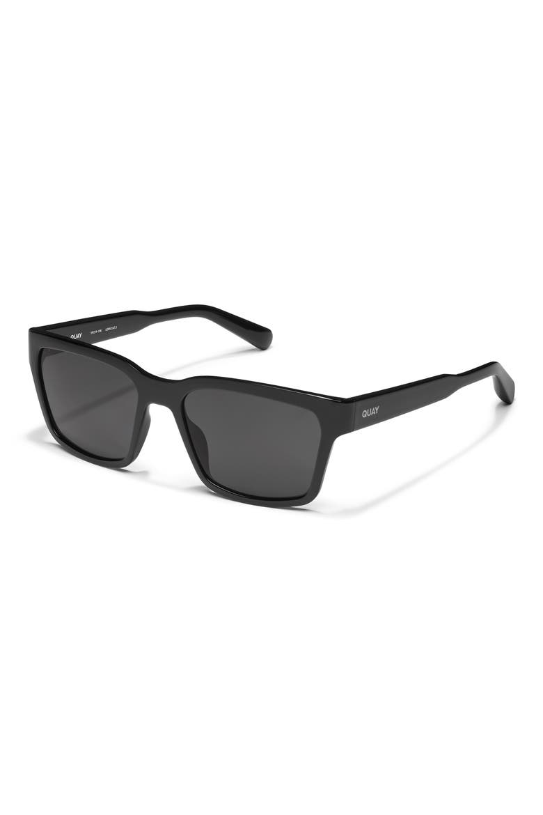 All Good 59mm Polarized Square Sunglasses, Alternate, color, BLACK/ BLACK POLARIZED