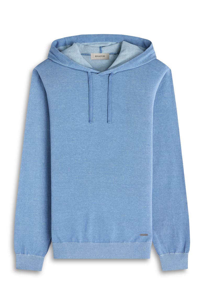 Cotton Hoodie Sweater, Alternate, color, PEACOCK