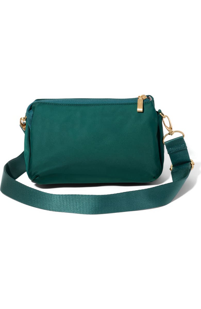 BAGGALLINI Perry Woven Crossbody, Alternate, color, Jade Woven Twill