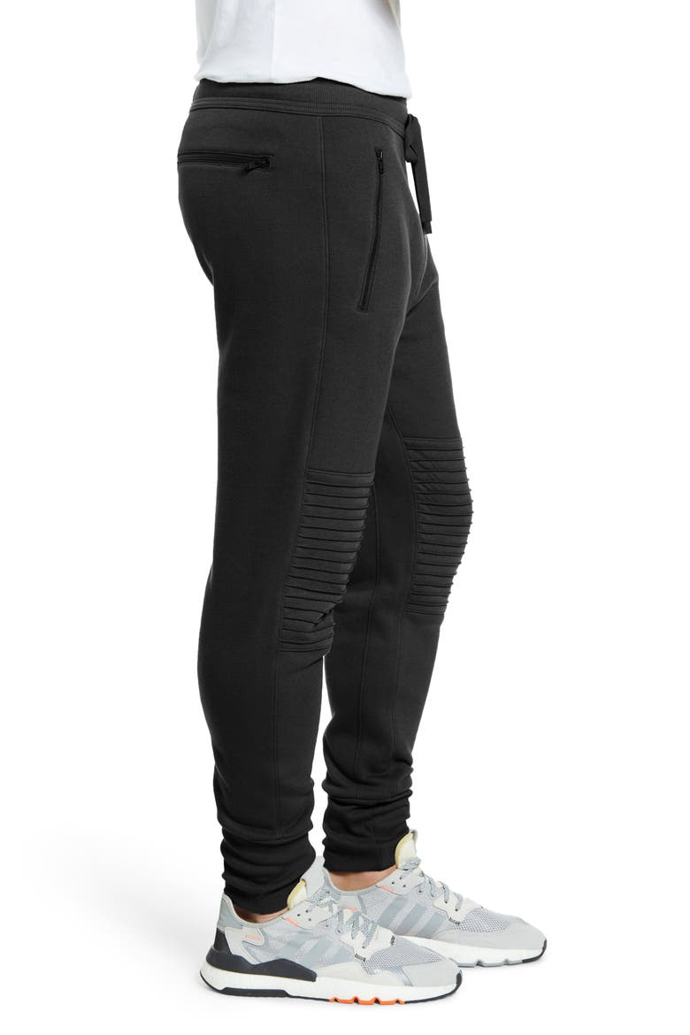 Moto Jogger Pants, Alternate, color, BLACK