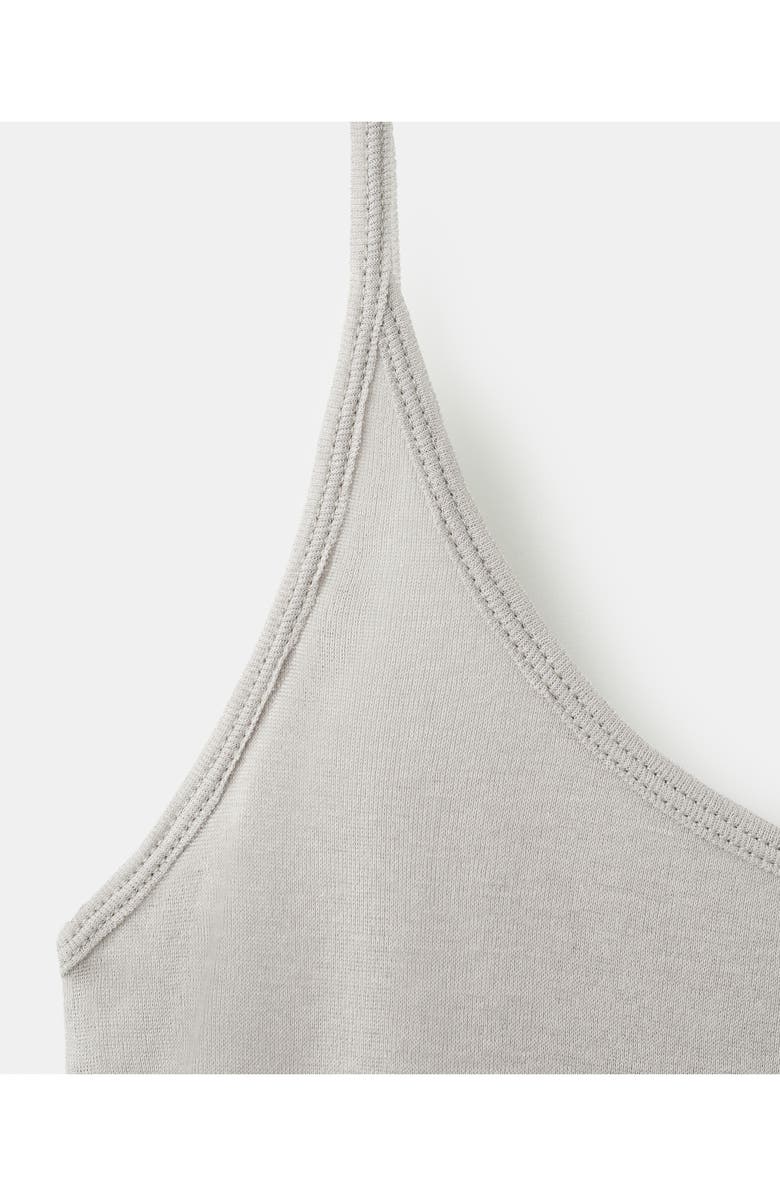 MANGO Cotton Pajamas Camisole, Alternate, color, Light/ Pastel Grey