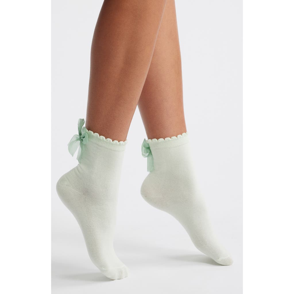 Casa Clara Lila Bow Quarter Socks