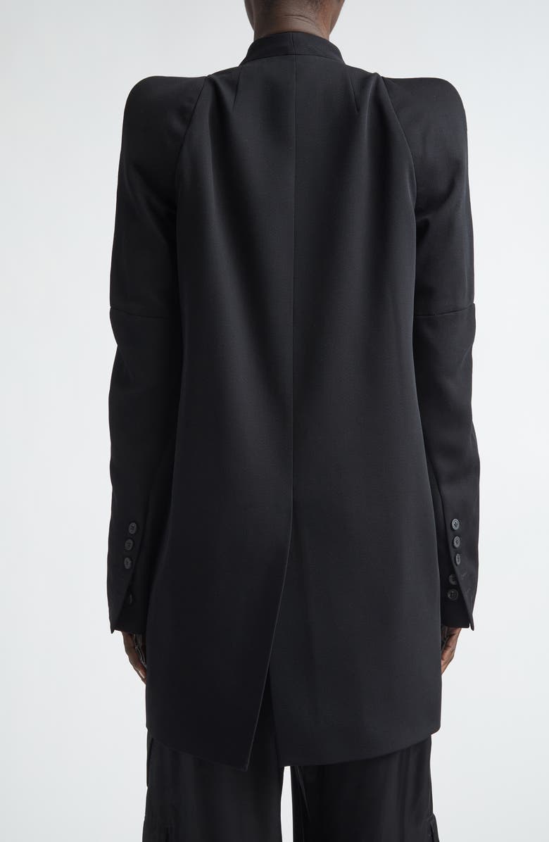 Rick Owens Temple Metro Wool Jacket, Alternate, color, Black