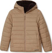 Lands' End Boys Featherfree Reversible Hooded Jacket