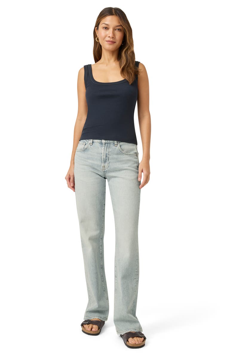 Splendid Faye Scoop Neck Tank, Alternate, color, Navy