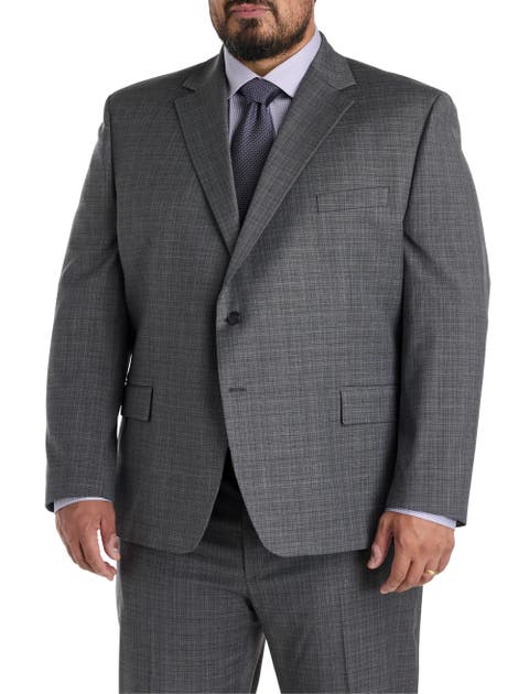 Big & Tall Transitional Check Suit Jacket