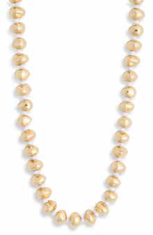 NORDSTROM RACK Metallic Beaded Necklace