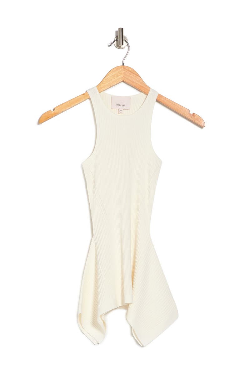 Cinq à Sept Ellen Sleeveless Rib Knit Top, Alternate, color, 