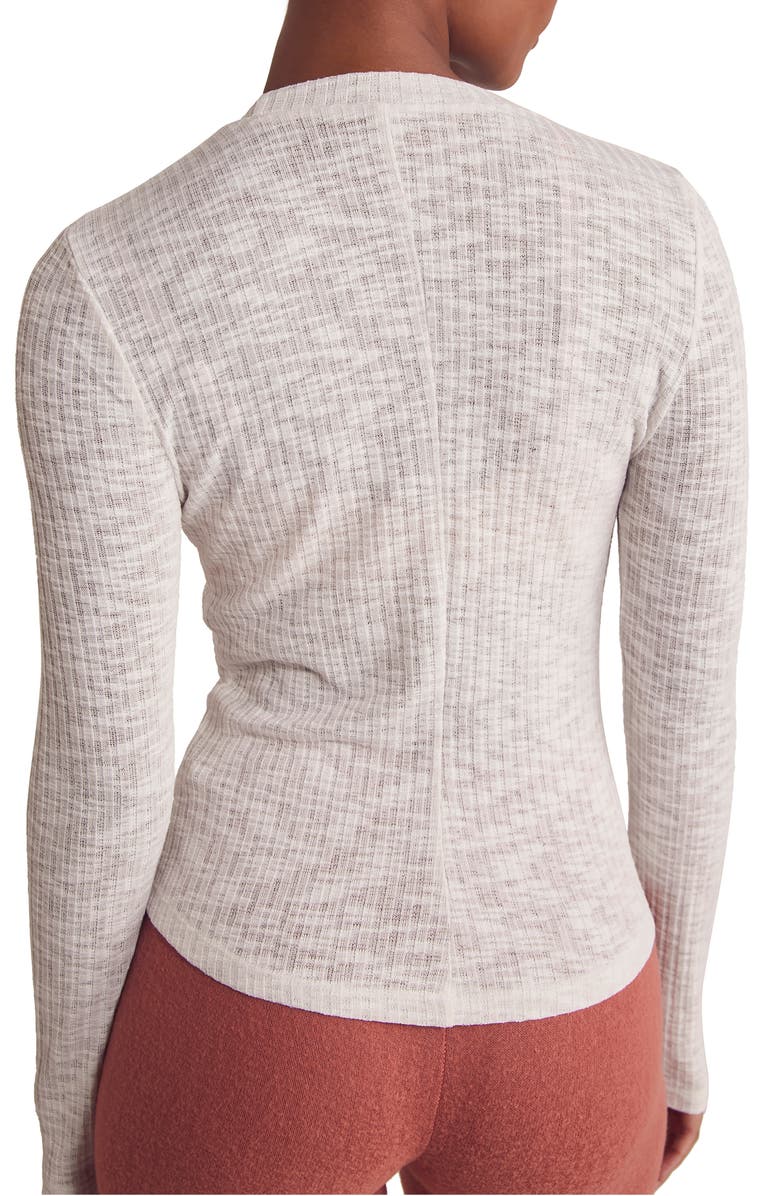 Free People Aura Long Sleeve Layering Top, Alternate, color, White
