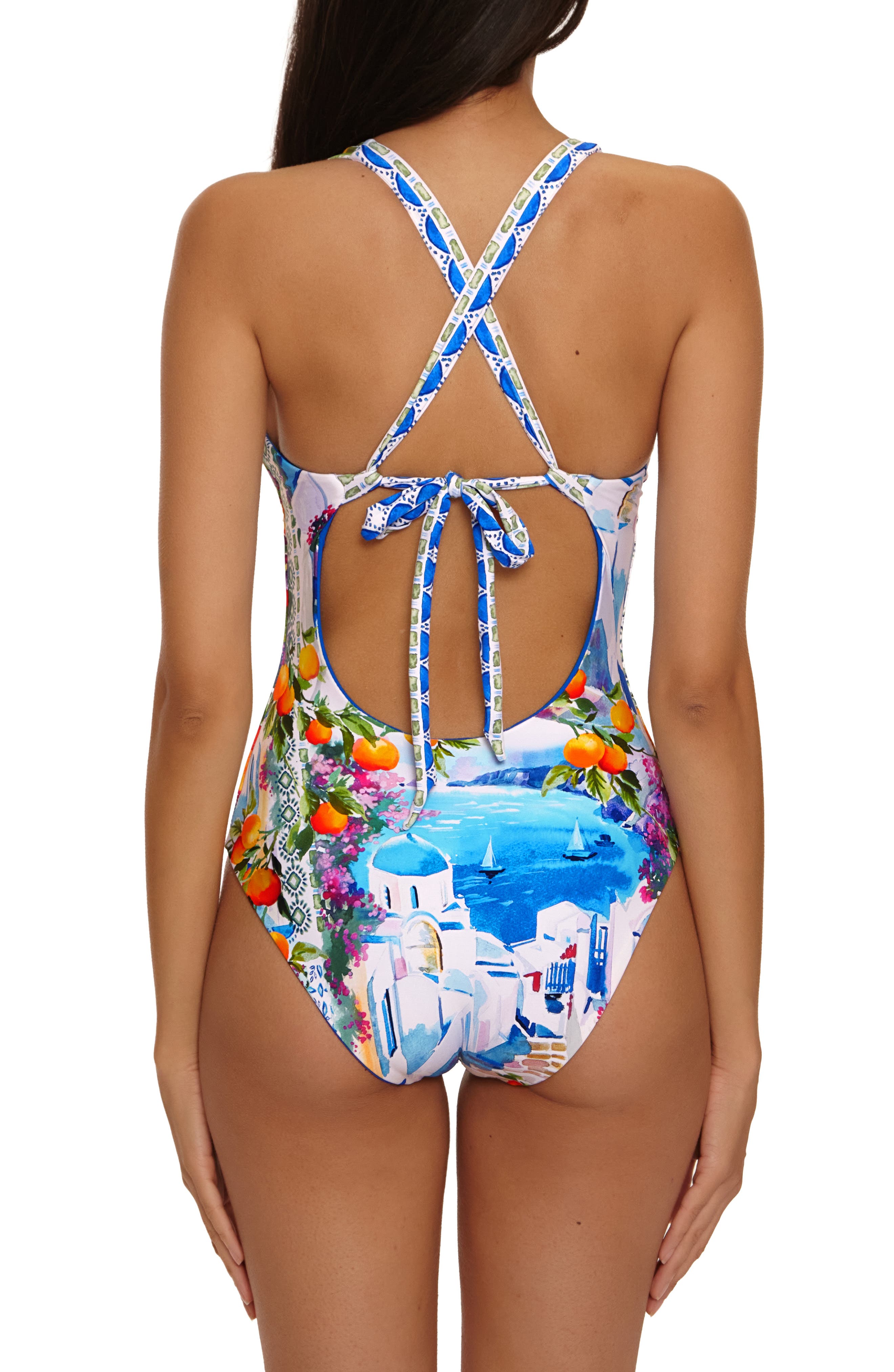 Mykonos Reversible One-Piece Swimsuit (Women) | Nordstrom