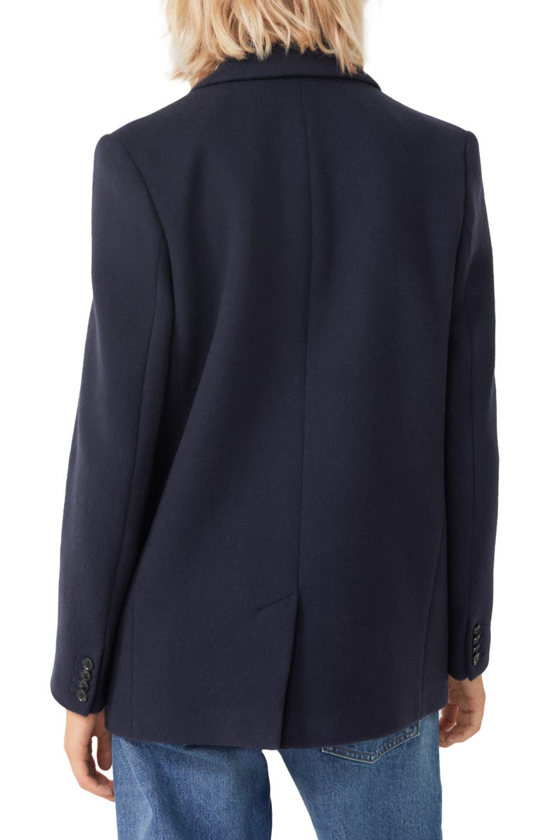 & Other Stories Oversize Notched Lapel Wool Blend Blazer, Alternate, color,