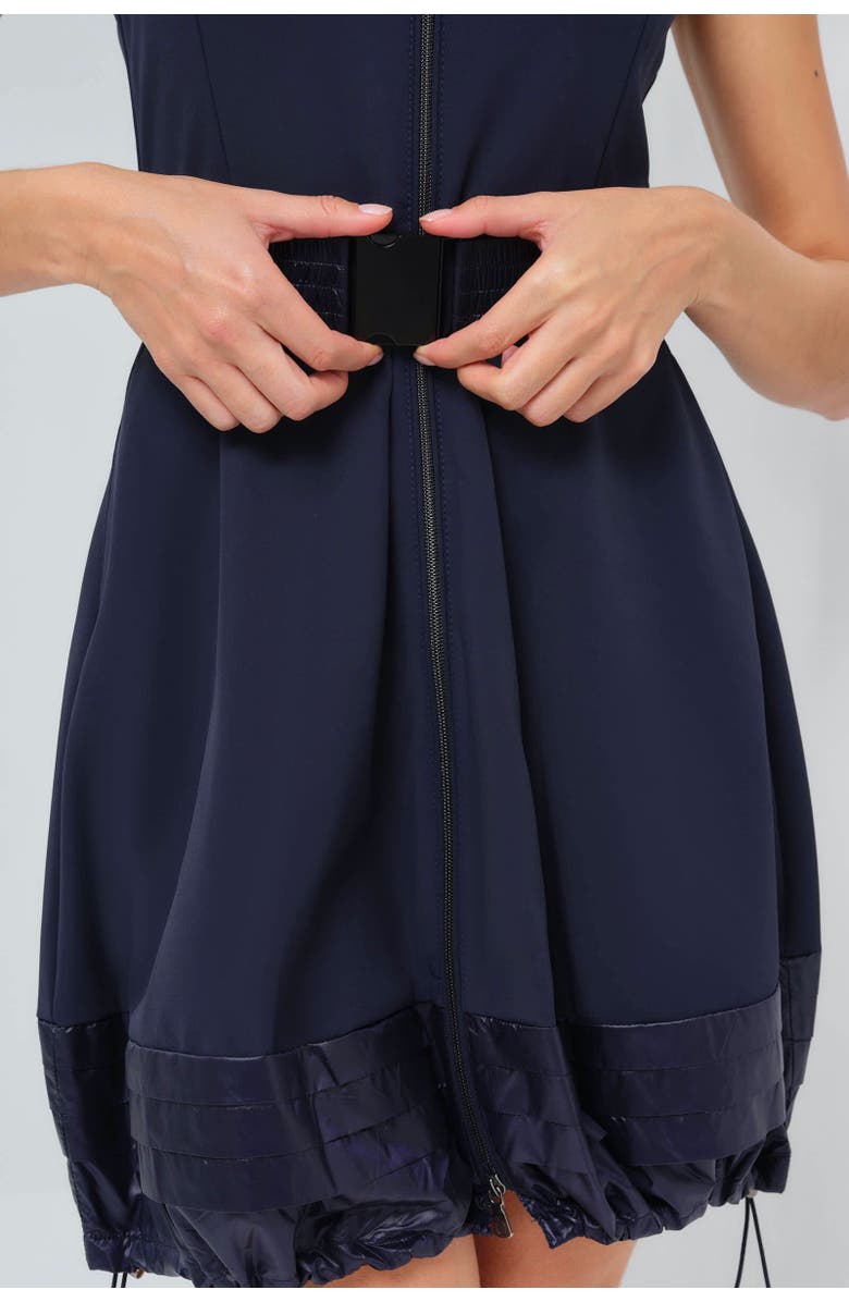 Anatomie Katana Performance Belted Sleeveless Dress, Alternate, color, Navy