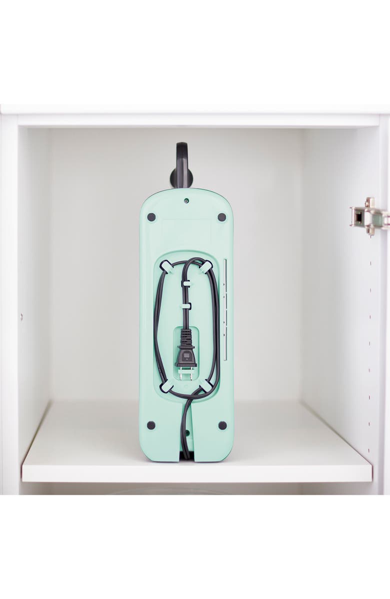 Dash Flip Belgian Waffle Maker, Alternate, color, Aqua