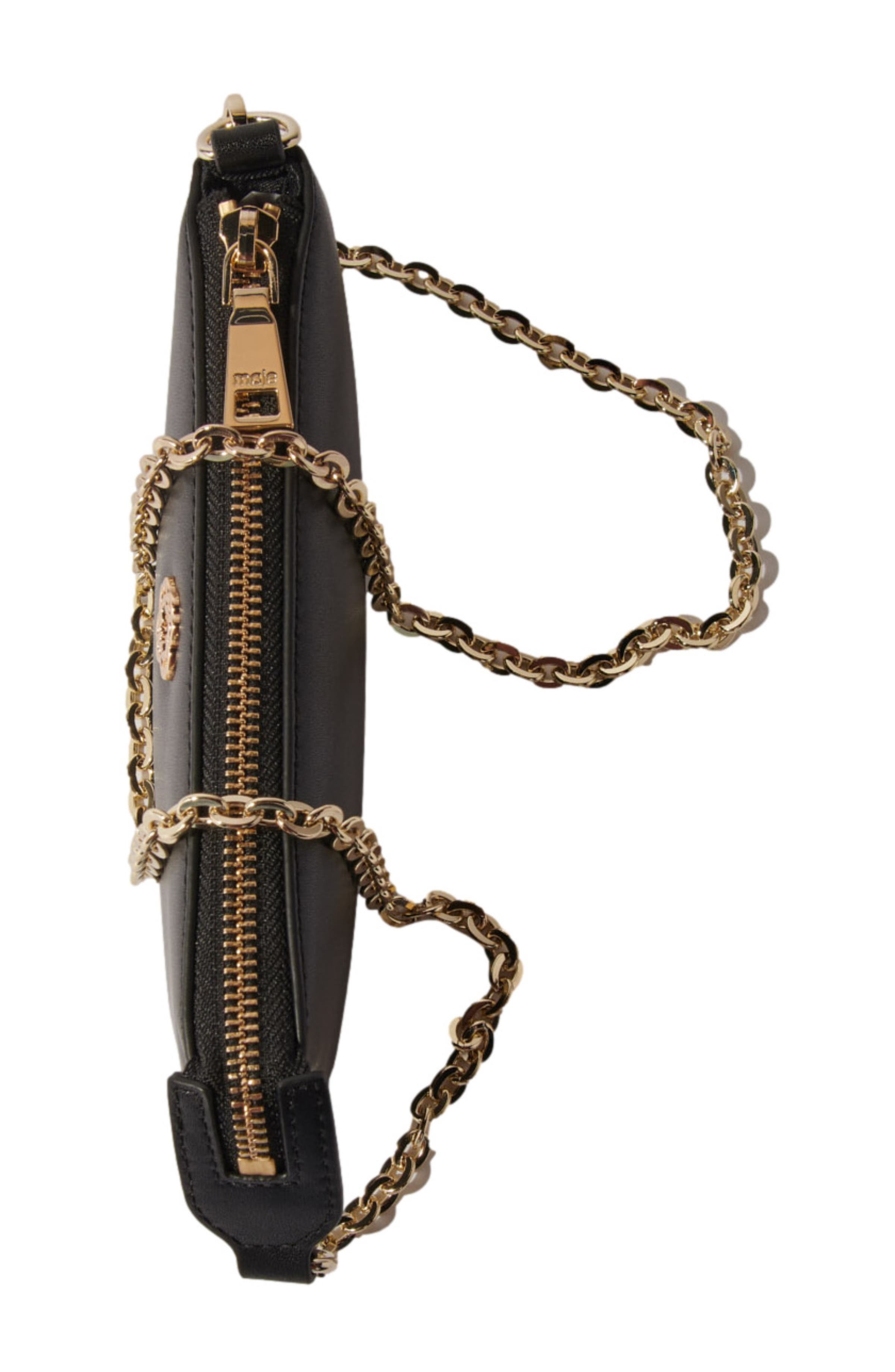 maje Small tweed pouch, Alternate, color, 