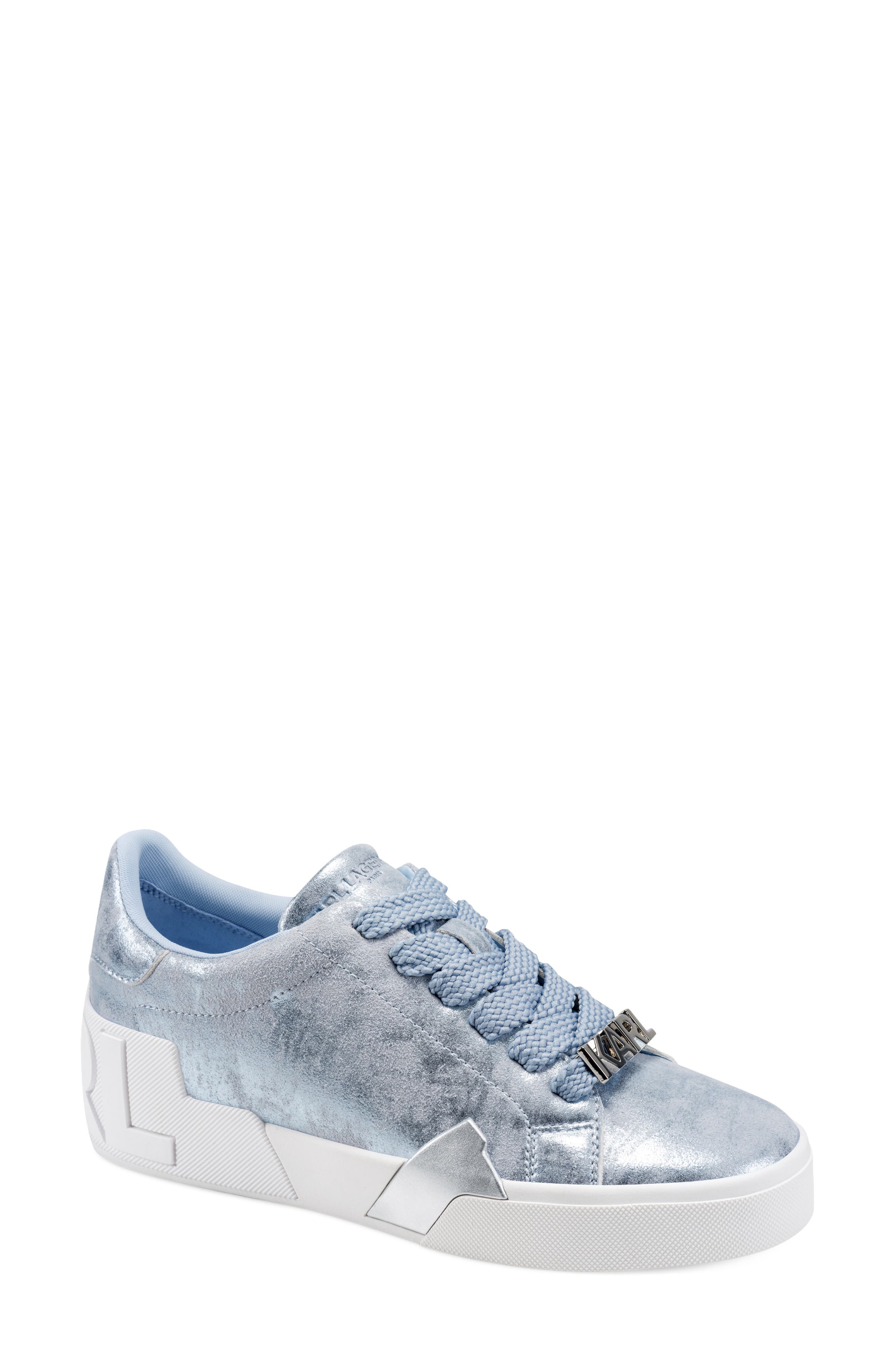 Melora Lace Up Sneaker, Main, color, ICE BLUE