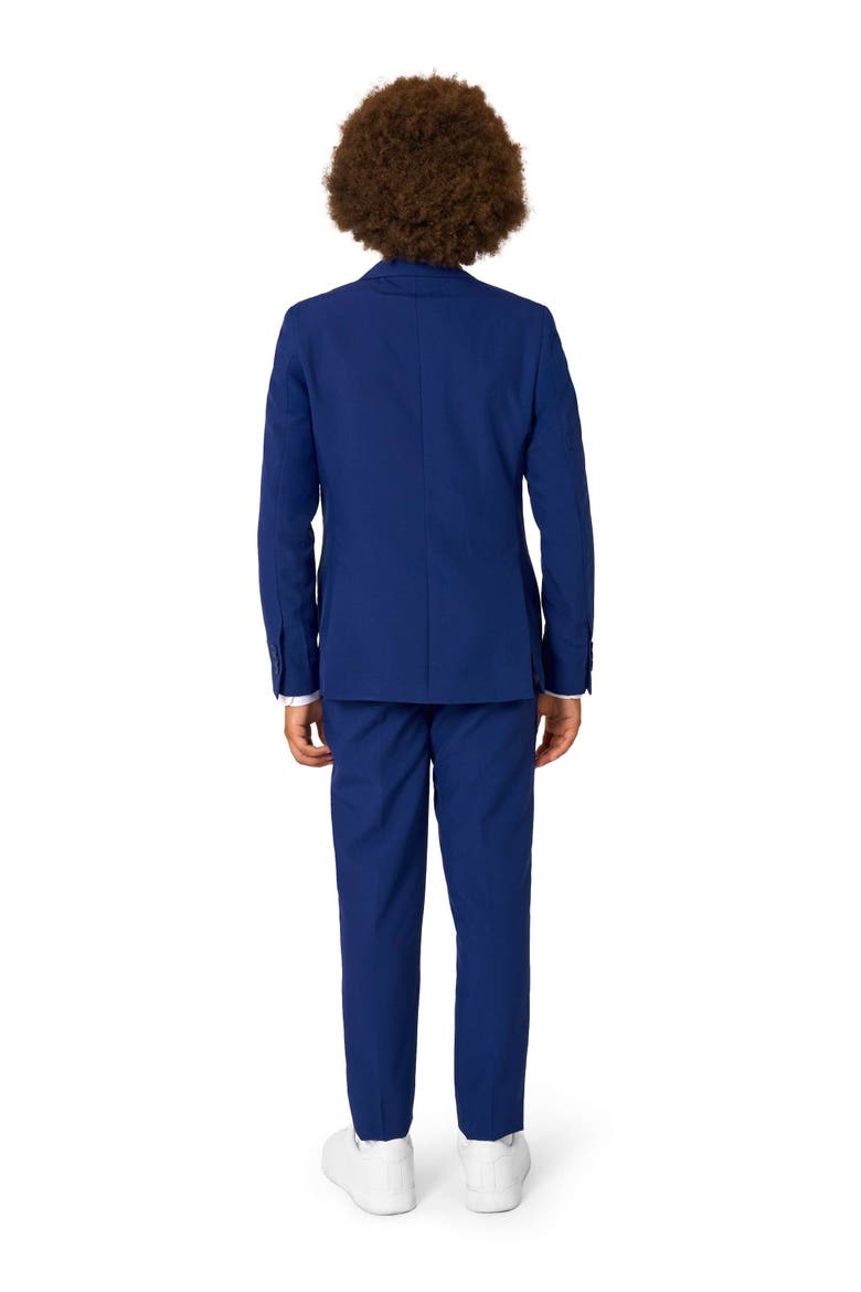 Navy Royale Two-Piece Suit with Tie, Alternate, color, BLUE