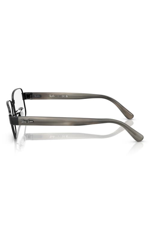 Ray Ban Ray-ban 56mm Pillow Optical Glasses In Black