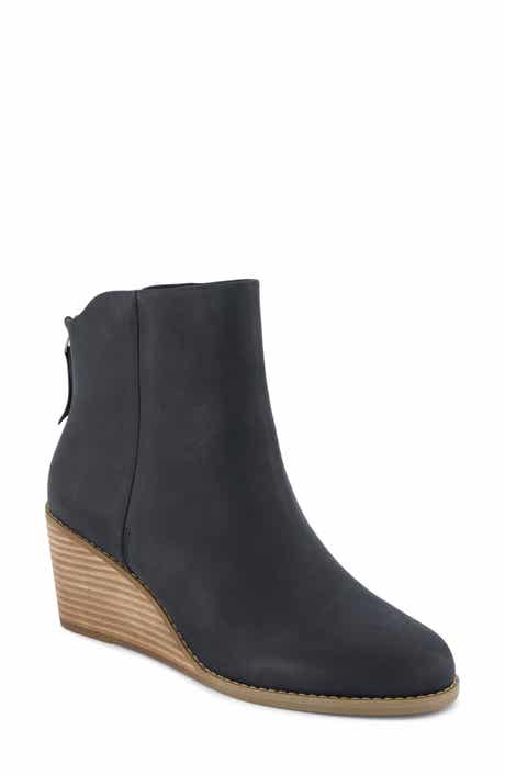 Casey Leather Wedge Boot