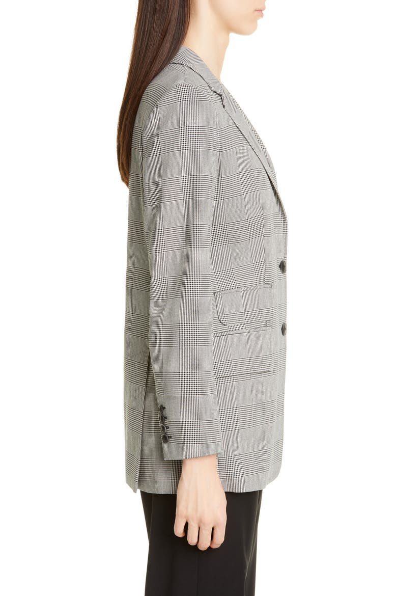 Angelo Glen Plaid Cotton Jacket, Alternate, color, IVORY