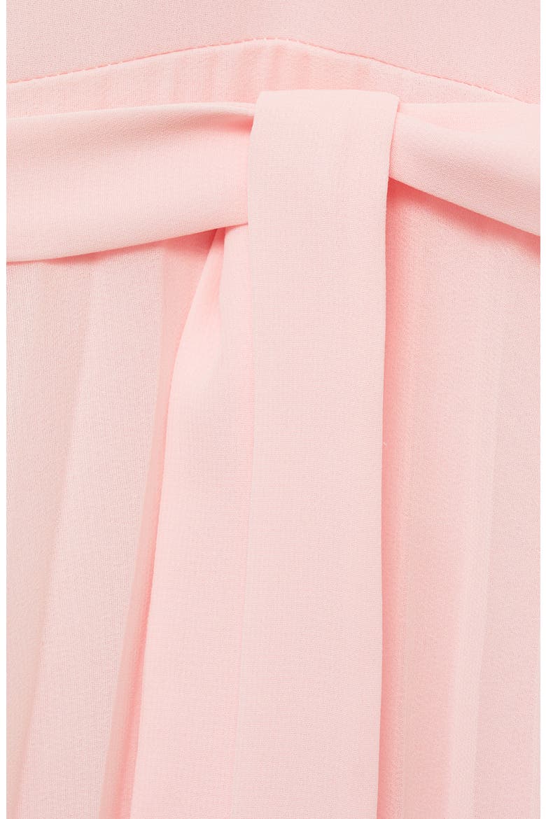 Pleated Sleeveless Chiffon Maxi Dress, Alternate, color, PINK