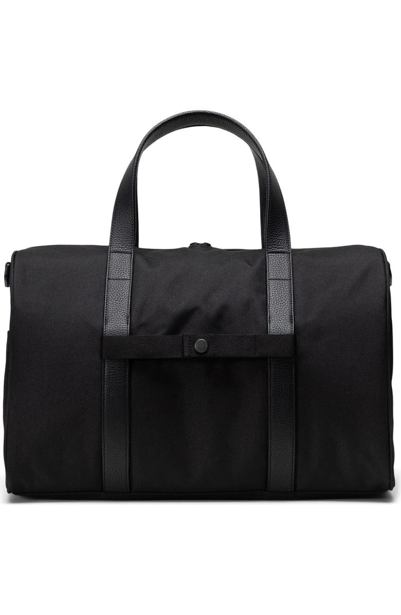 Herschel Supply Co. Novel Recycled Polyester Carry-On Duffle Bag, Alternate, color, Black Tonal