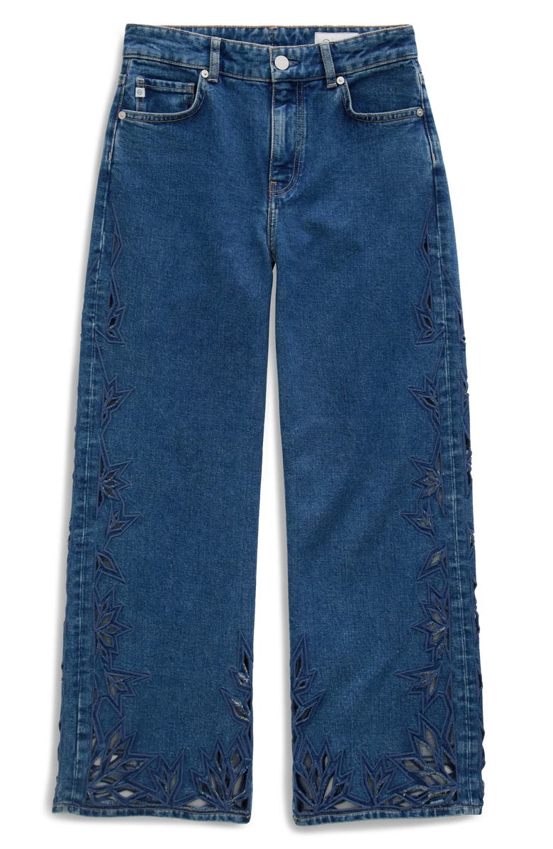 AG Saige Wide Leg Crop Jeans, Alternate, color,