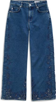 AG Saige Wide Leg Crop Jeans