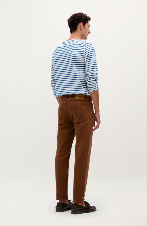 Scalpers Cropped Jeans In Brown