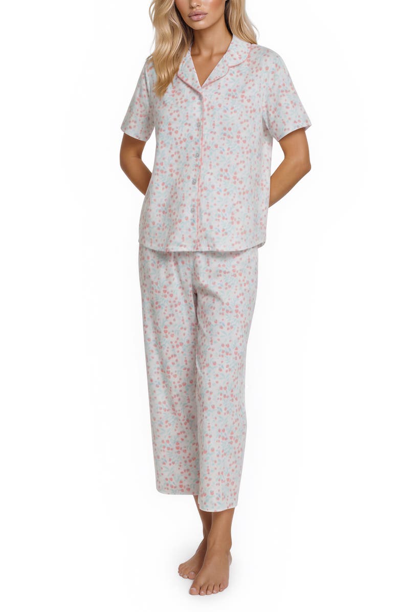 Flora By Flora Nikrooz Gabbie Pajamas, Alternate, color, Ivory