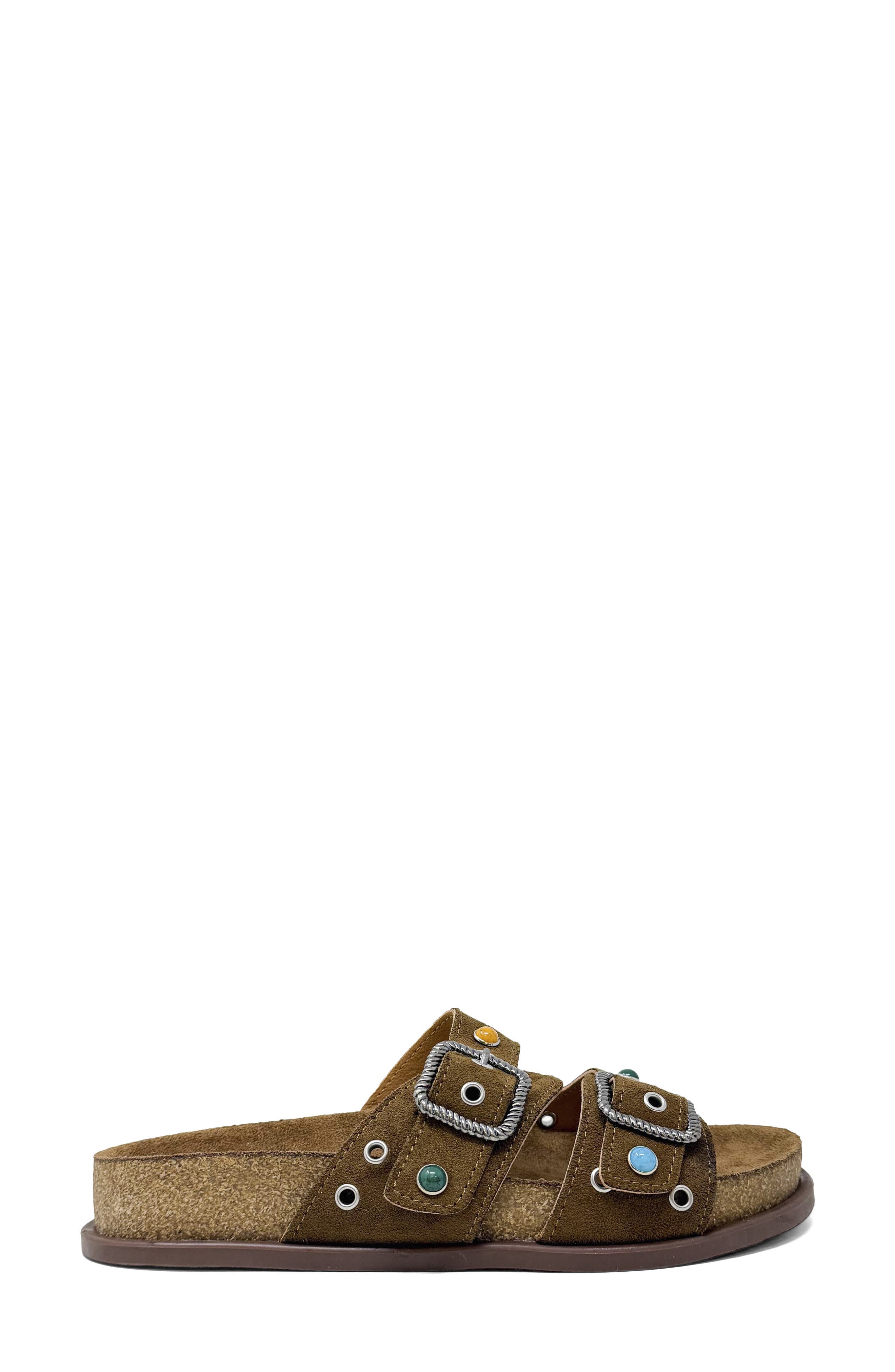 Bloom Slide Sandal, Alternate, color, TAN