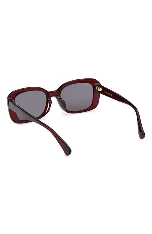 Max Mara 54mm Rectangular Sunglasses In Multi