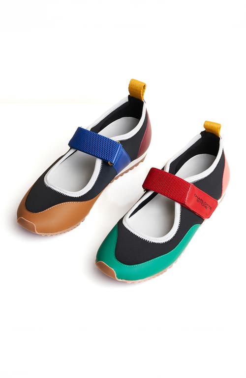 Charlotte Stone Mable Mismatched Ballet Sneaker In Multi
