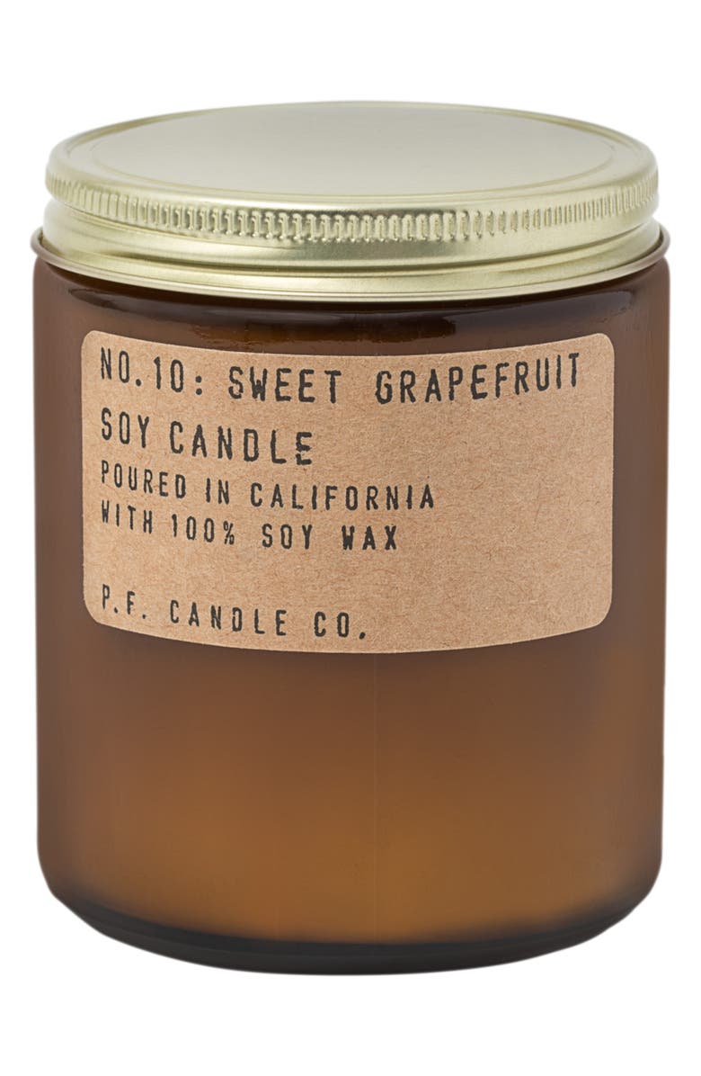 P.F. Candle Co. Soy Candle, Main, color, Sweet Grapefruit