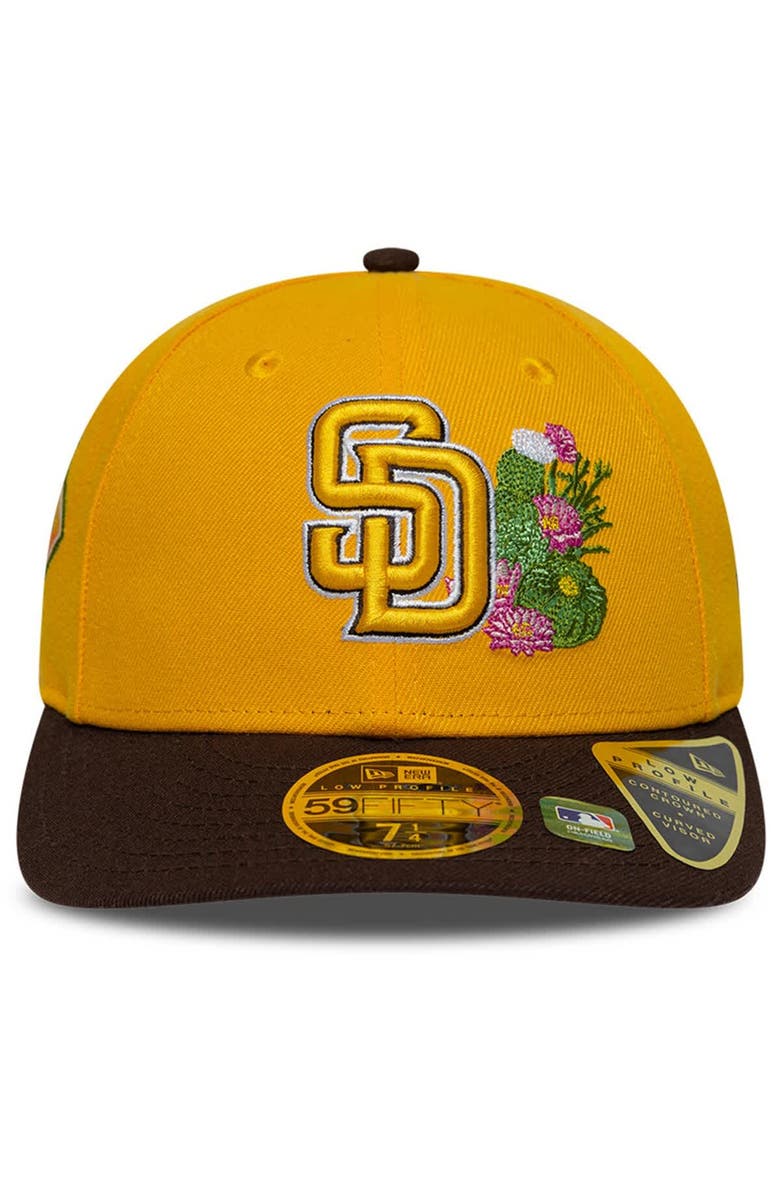 New Era Men's New Era  Gold/Brown San Diego Padres 2026 Spring Training Low Profile 59FIFTY Fitted Hat, Alternate, color, Gold