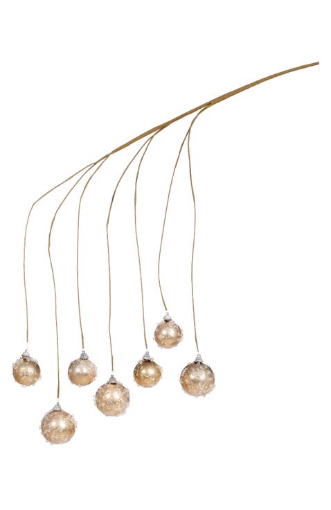 Hanging Christmas Ball Spray, Set of 8