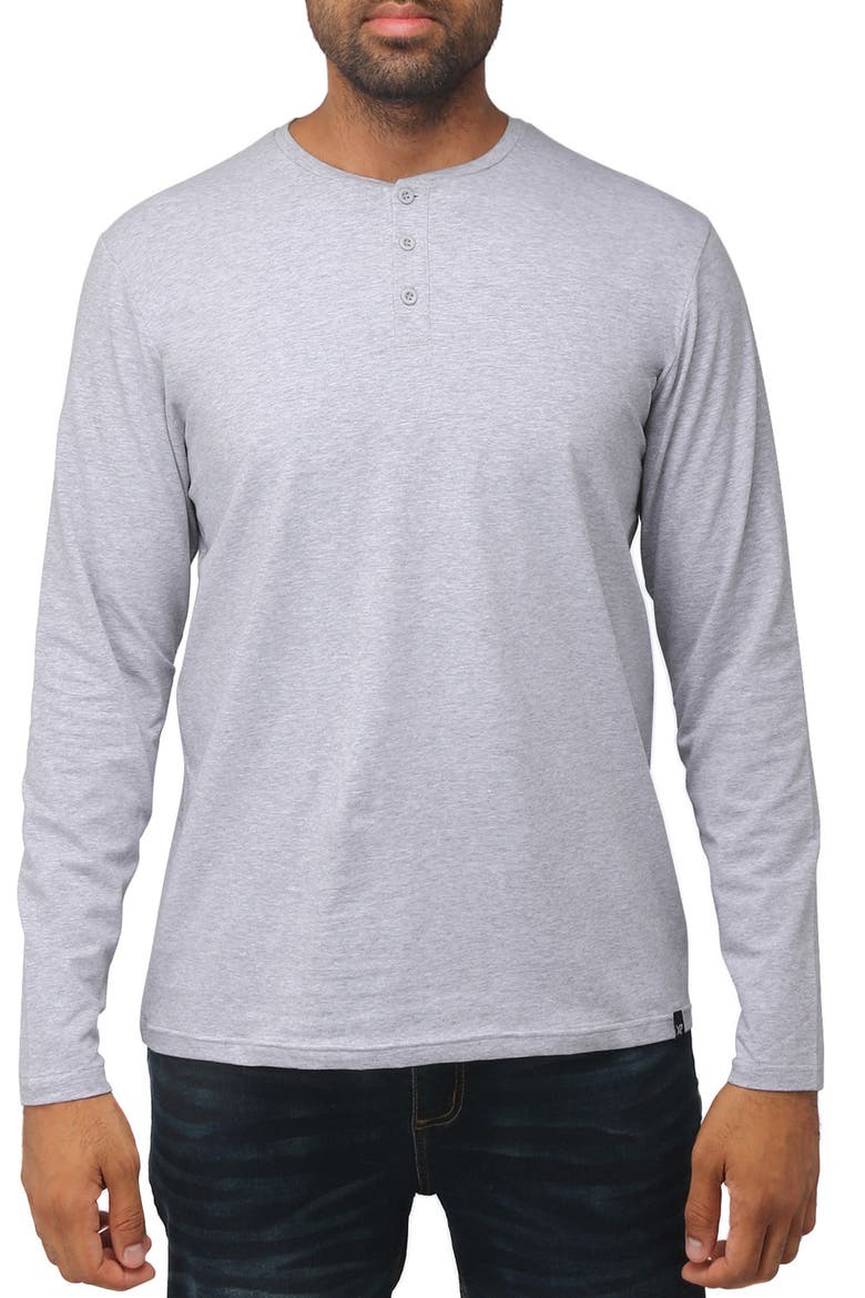 Long Sleeve Henley, Main, color, CLOUD GREY