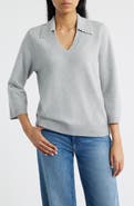 Wit & Wisdom Bead Trim Sweater
