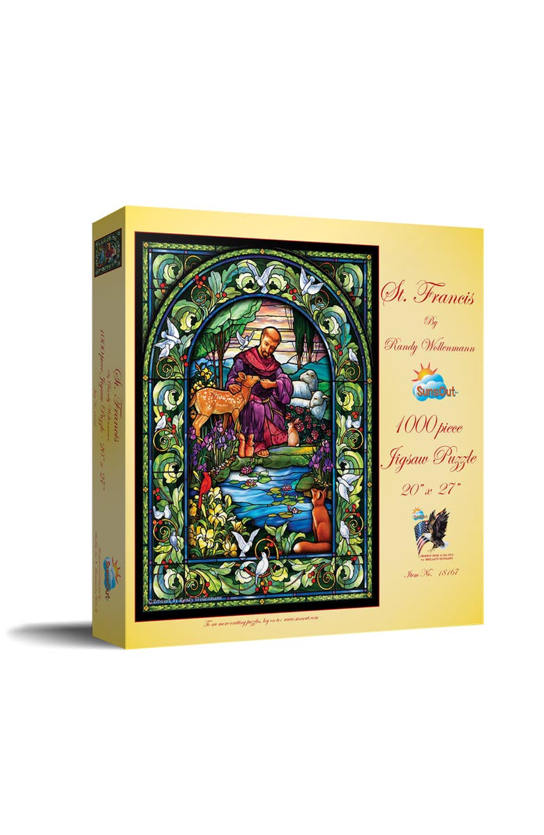 Sunsout St. Francis 1000 piece Jigsaw Puzzle for Adults, Main, color, Multicolor