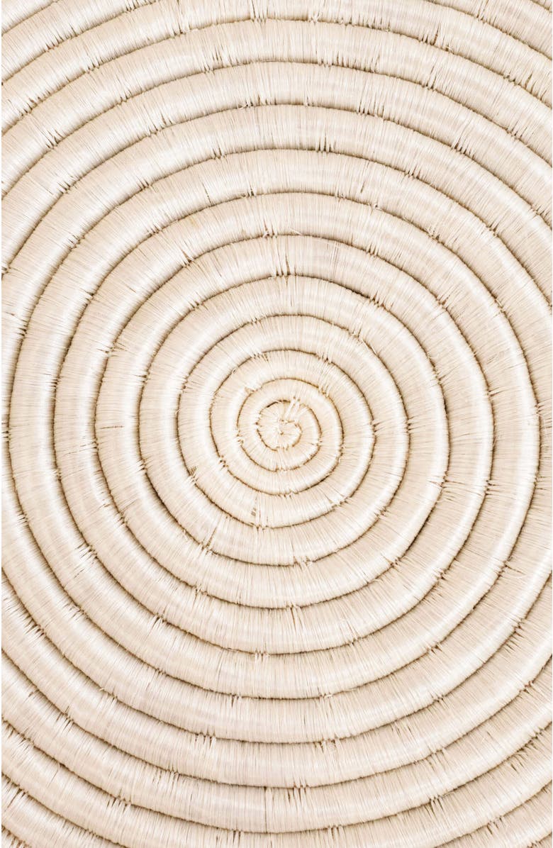 indego africa 12" Sisal Placemat - White, Alternate, color, Cream